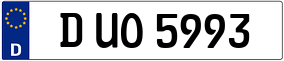 Truck License Plate